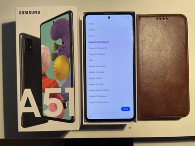 Samsung Galaxy A51 - 128GB -Prism Crush Black (Ohne Simlock) inkl. Schutzhülle - Bild 1 von 4
