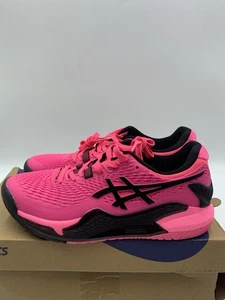 Asics Gel Resolution 9 - SIZE 7 - 1041A330 Hot Pink Black Hard Court HC - Picture 1 of 13