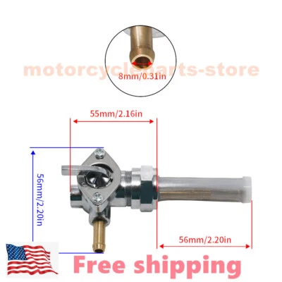 Fuel Petcock Valve for Harley Davidson FXDWG Dyna Wide Glide 1993-1994 62167-81 - Imagem 1 de 4