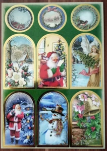 1 Wunderschönen Stickerbogen +++ WEIHNACHTEN + Selbstklebend + Jittenmeier 10 - Bild 1 von 4