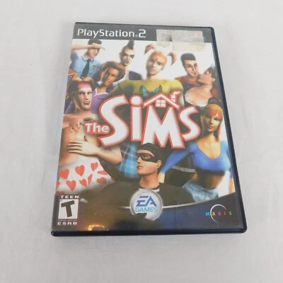 The Sims Sony PS2 PlayStation CD 2004 EA Games with Manual Rated Teen TESTED - Image 1 of 4