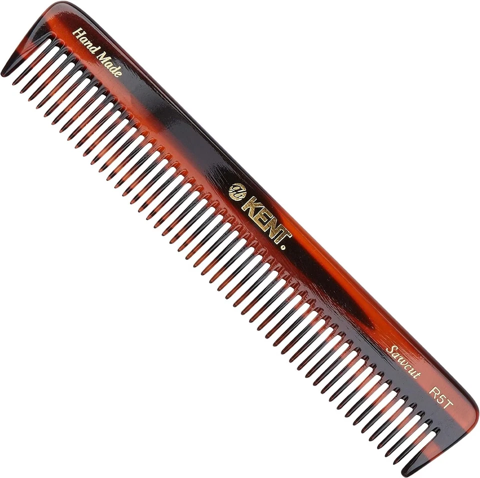Kent Comb R5T 170mm Handmade Medium Coarse Tooth Thick Hair Brushes - Image 1 of 1