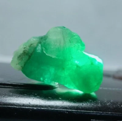 100% Natural Untreated Unheated Zambian Emerald Rough Loose Gemstone Raw. - image 1 of 4