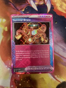 Pokemon Survival Brace 164/167 Twilight Masquerade Ace Spec - Picture 1 of 2
