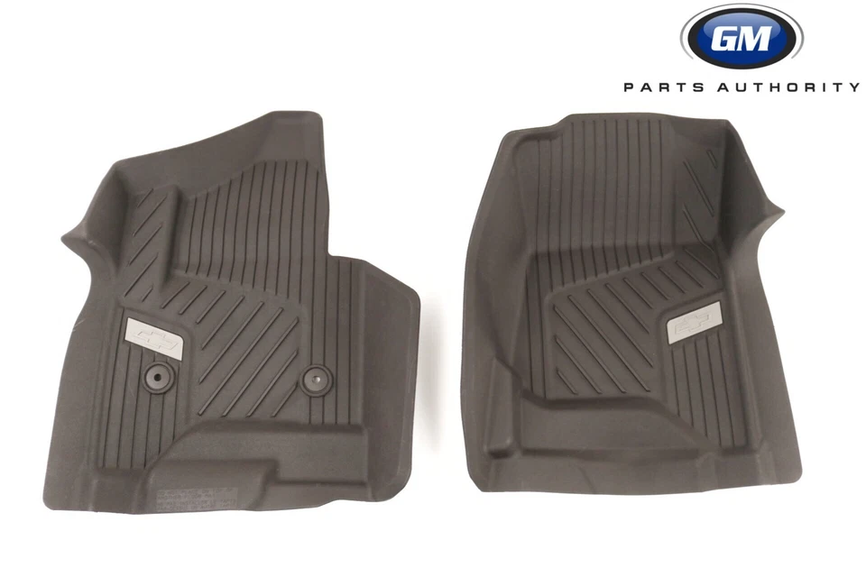 Chevrolet Silverado Premium 2014-2018 revestimientos de piso para todo clima 84185471 Cocoa OE Foto 1 de 1