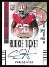 2014 Panini Contenders #208 Carlos Hyde On Card Autograph RC
