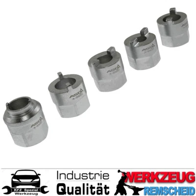 ASTA 5-tlg Federbein Stoßdämpfer Zapfen Schlüssel Spezial Werkzeug Nuss VAG Mercedes