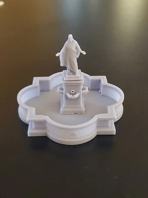 O Scale  HO Scale Water Fountain with Christ Statue - Great for Dioramas - Image 1 of 4