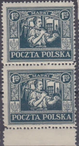 POLONIA - EDICIÓN en SILESIA 1922 millas: 8 2 tiras - **Mnh** - Imagen 1 de 1