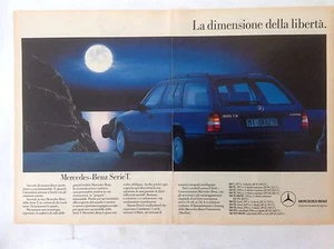* PUBBLICITÀ' ADVERTISING Mercedes benz serie T - 1989 VEDI ALTRE DISPONIBILI - Foto 1 di 4