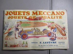 CATALOGUE FRANCAIS 1936 1937 JOUETS MECCANO HORNBY DINKY KEMEX - Imagen 1 de 4