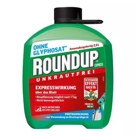 Roundup® EXPRESS Fertigmischung Unkräuter 2,5 liter | Gartenunkräuter Unkraut - Bild 1 von 1