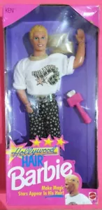 Barbie Hollywood Hair Ken Mattel Vintage Anni 90' - Foto 1 di 3