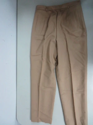 Talbots lã tweed bolsos planos forrados perna reta fina marrom pequeno 10 novo com etiquetas - Imagem 1 de 4