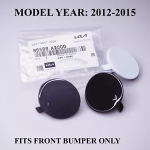 Tapa de gancho de remolque para parachoques delantero Kia Ceed MK2 JD Pre-Facelift 2012-2015 OEM - Imagen 1 de 35