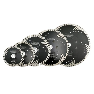 Disco da taglio multiuso diamantato marmo granito turbo lama 5/8-11 4 in 9 in - Foto 1 di 15