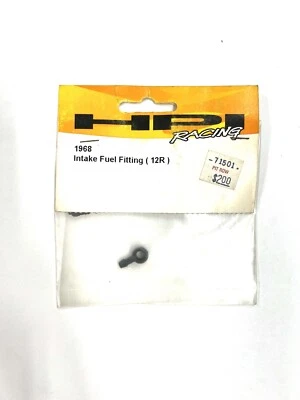 HPI 1968 Intake Fuel Fitting (12R) Vintage Discontinued (MK￼187) - Image 1 of 2