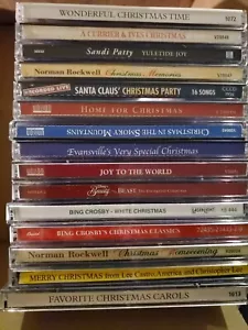 16 CD Lot Christmas Music Artists / Compilations - Foto 1 di 2