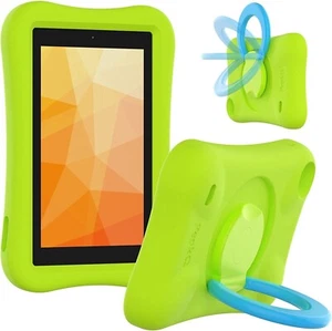 Eva Pro NEW Green & Blue Pepkoo Drop Protection for Kindle Fire 7 - Picture 1 of 10