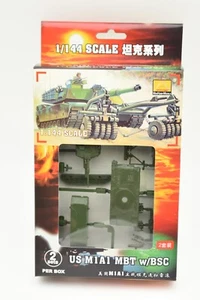1/BOX 82116 US M1A1 MBT W/ BSC (2 PER BOX) WOW 1/144 PLASTIC MODEL KIT - Picture 1 of 3