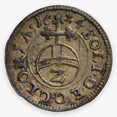 1624 German States Bavaria (Prince Maximilian I) AR Silver 2 Kreuzers - Image 1 of 2