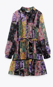 Abito donna  corto a fantasia ZARA tg. M - NUOVO - - Foto 1 di 4