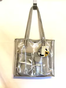 East End Accessories Tote Bag Double Handles w/2Cosmetic Bags & Eyeglass Case ~L - Picture 1 of 10