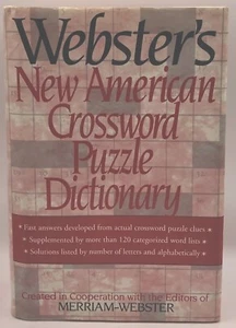The Merriam-Webster Crossword Puzzle Dictionary - FAST SHIPPING - Picture 1 of 8