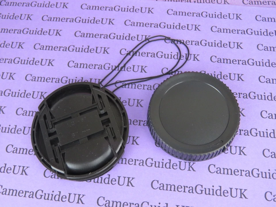 67mm Centre Pinch Front Lens Cap and Rear Lens Cap for Nikon Z 67mm lenses - Image 1 of 3