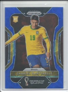 Panini Prizm World Cup Qatar RC 2022 elección azul Gabriel Martinelli/135 Brasil - Imagen 1 de 2