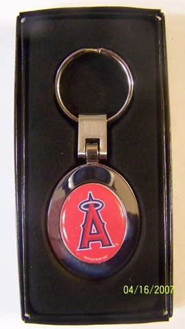 Anaheim Angels premium metal domed MLB  key chain Cover