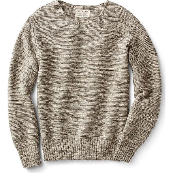 Suéter para mujer Filson Lake Quinault 20076955 verde oliva crema tejido oscuro blanco Foto 1 de 1