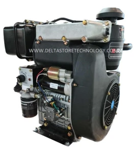 MOTORE RAYWIN DIESEL 20,5HP albero cono 38mm LOMBARDINI 12LD477 RUGGERINI RD210 - Imagen 1 de 7