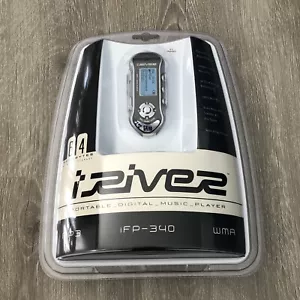 iRiver iFP-340 silber schwarz 64 MB tragbarer digitaler Musik-Player neu versiegelt - Bild 1 von 18