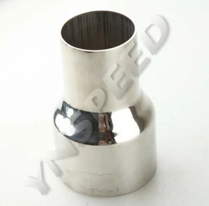 Stainless Steel Reducer Adapter 2.5" To 3" Turbo Exhaust Connector Pipe US SHIP - Picture 1 of 5