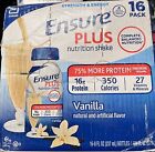 Ensure Plus Nutrition Shake, With 16 Grams of High-Quality Protein, Meal Replace
