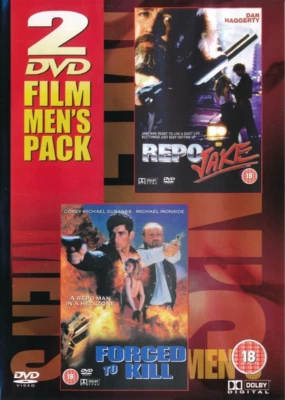 Repo Jake & Forced to Kill - Double Pack DVD Movie - Brand New & Sealed - Image 1 of 2