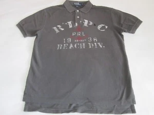 Polo Ralph Lauren RLPC Beach Division Distressed Short-Sleeve Shirt (Grey | M) - Picture 1 of 16