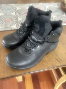 Timberland Herren schwarz 10,5 M Leder 12122 A6046 wasserdicht Wandern weiße Leiste - Bild 1 von 10