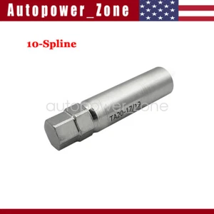 1PCS TA20-17/19 10-Spline Lug Nut Tool Key, Passenger w/ 17mm & 19mm Hex Drive - Picture 1 of 8