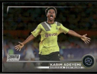 2022-23 Stadium Club Chrome UEFA Club Competitions #27 Karim Adeyemi - Image 1 of 2