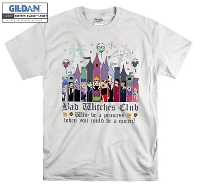 Bad Witches Club  Female Villains Bad Hoodie Tshirt Men Women Unisex AB208 - Image 1 of 4