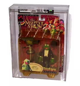 The Muppet Show 25 anni Modellino Kermit The Frog classificato AFA 85 quasi nuovo + palizzate - Foto 1 di 4