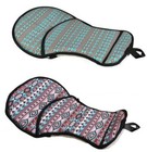 Western Saddle seat saver Teal & Multi colored Navajo Fleece backed Showman!