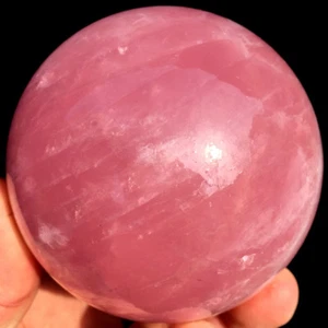 3,21 Zoll 755 g natürliche Sammlerstücke Edelstein Rosenquarz Kugel Kugel IP1199 - Bild 1 von 12