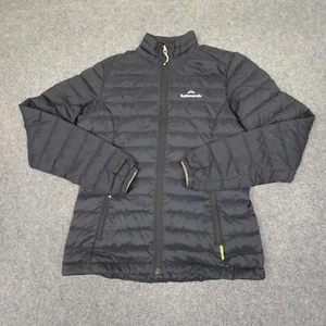 Kathmandu Jacket Womens 8 Black puffer windbreaker duck down 550 winter Size 8 - Picture 1 of 11