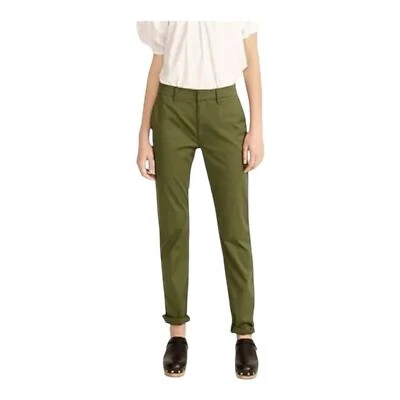 J. Crew Slim Boyfriend Chino Pants in Army Green Plus Size 29 Women’s - Image 1 of 4