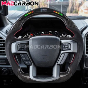 Volante LED vera fibra di carbonio adatto a Ford F150 Raptor 2015+ no riscaldato - Foto 1 di 13
