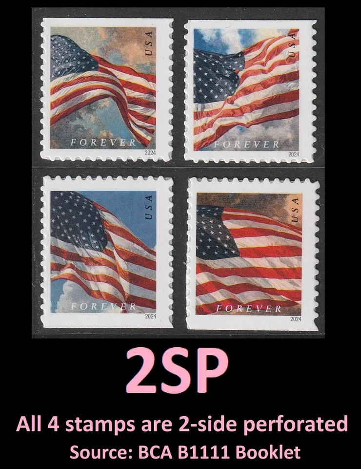US 5887-5890 F single set 4 2SP (from BCA booklet) MNH 2024 - Image 1 of 1