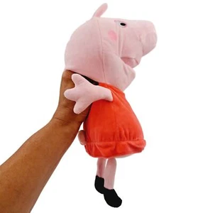 Hasbro Peppa Pig Pink hand puppet Stuffed Plush Animal 12" Age 2+ - Picture 1 of 11